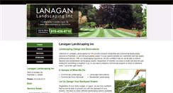 Desktop Screenshot of lanaganlandscaping.com